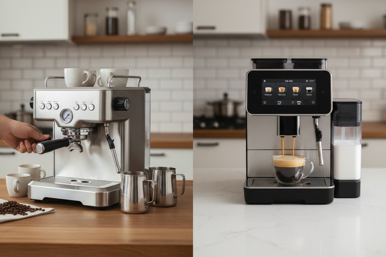 Ekspres ciśnieniowy vs automatyczny — czym różnią się od siebie