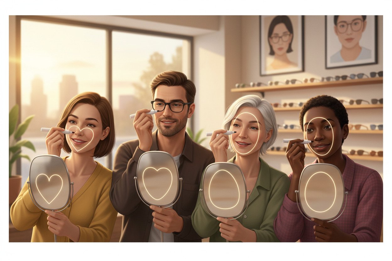 Jak określić kształt swojej twarzy przed wyborem okularów