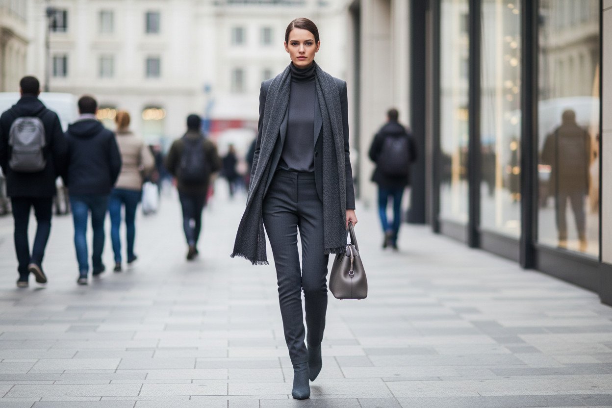 Jak ubierać się żeby wyglądać szczuplej dzięki monochromatycznym stylizacjom