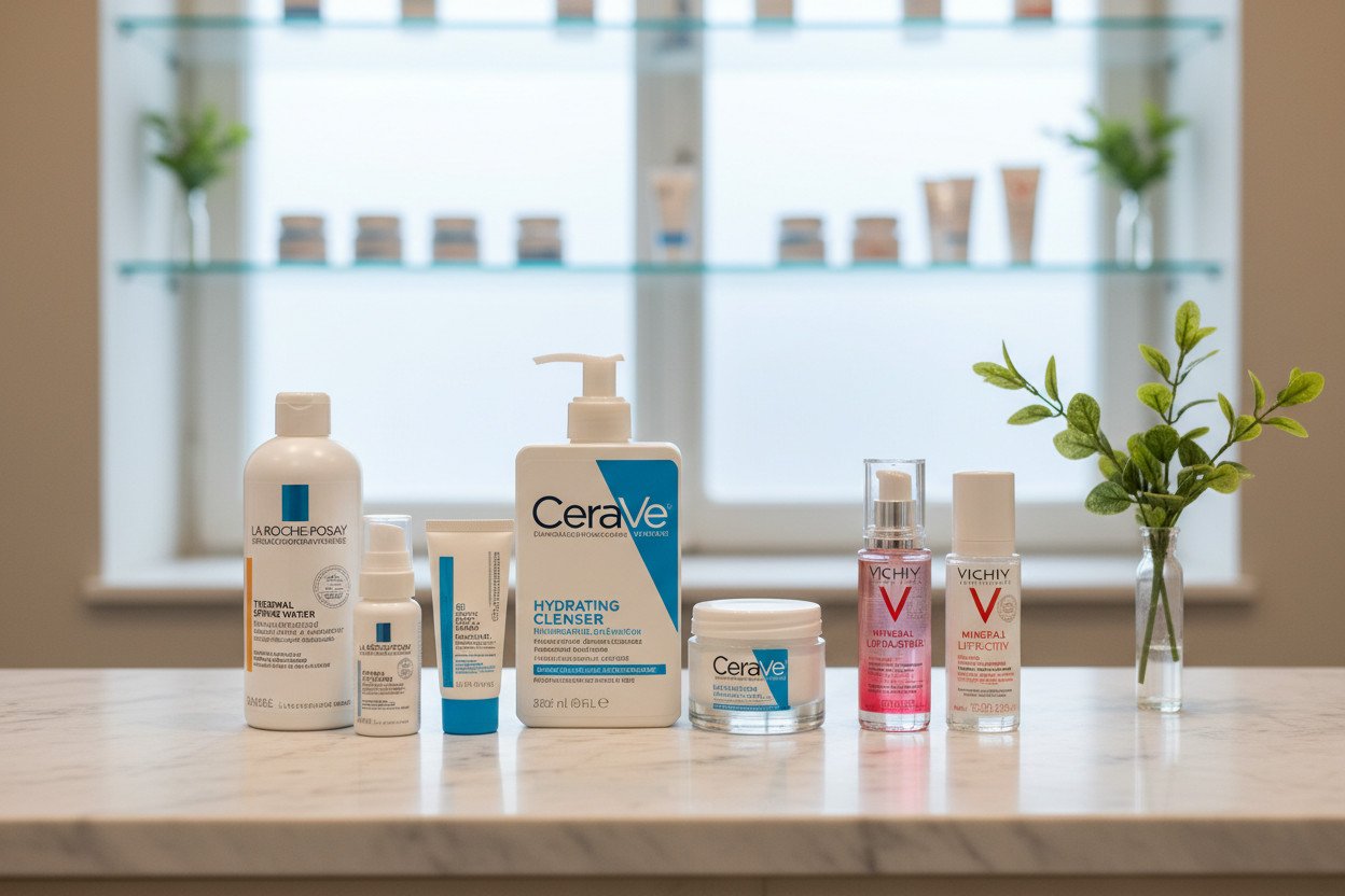 La Roche-Posay, CeraVe i Vichy — liderzy dermokosmetycznej apteki