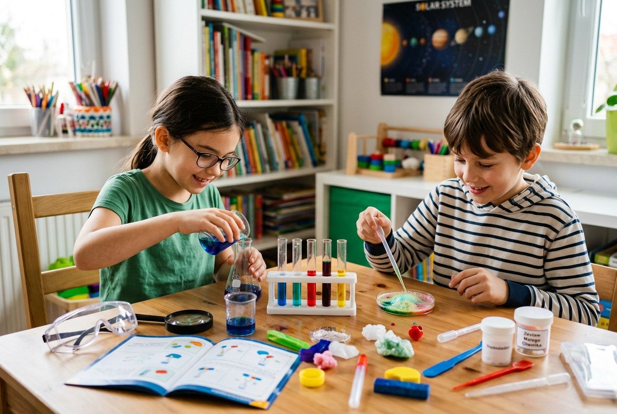 Prezenty dla dzieci w wieku 7-10 lat — zabawki edukacyjne i zestawy badawcze