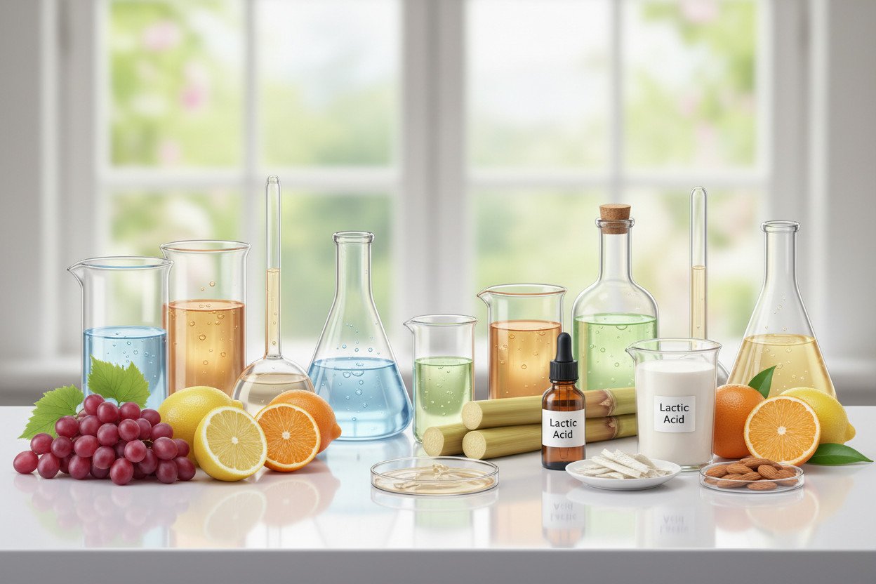 Rodzaje peelingów kwasowych — przegląd substancji czynnych